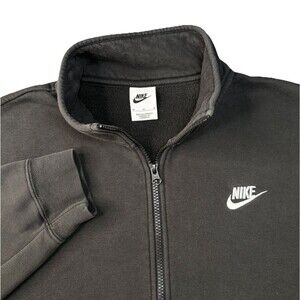 Nike Sportswear Club Half-Zip Sweatshirt Men’s Medium Pullover Black DD4732-011
